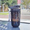D5 BPA Free Blender Shaker Water Bottle Cup 600ml With Plastic Whisk For Protein Shakes Leakproof Workout Gym Sport Water Cup