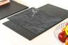 TAGLIERE IN VETRO 30x22 ARDESIA