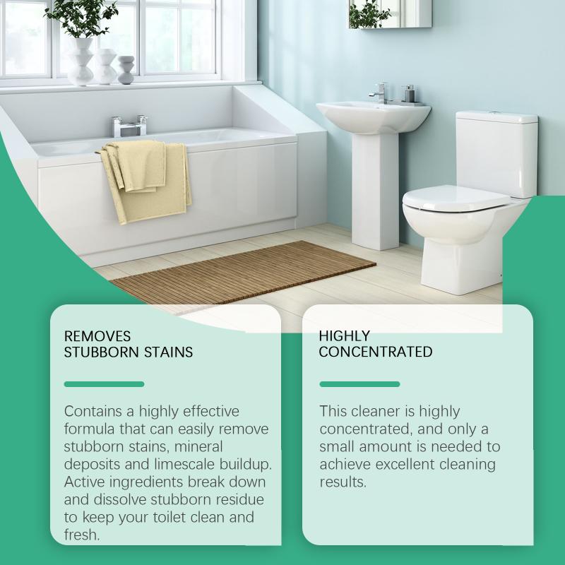 Toilet Stain Remover Efficient Yellow Stain Cleaner Quick Deodorizer No Harmful Residues Best for Household Bathrooms