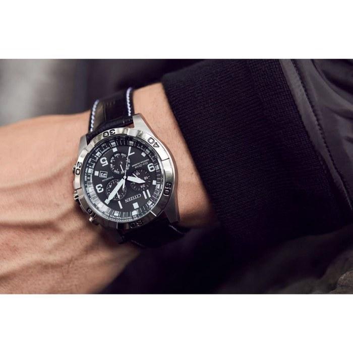 [Citizen] CITIZEN Watch ECO-DRIVE Perpetual Calendar Chronograph BL5551-14H Men's Black