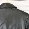 Italy SIGNORIA Leather Jacket 46/XL Dark Gray Riders Coat Fall/Winter(USED)