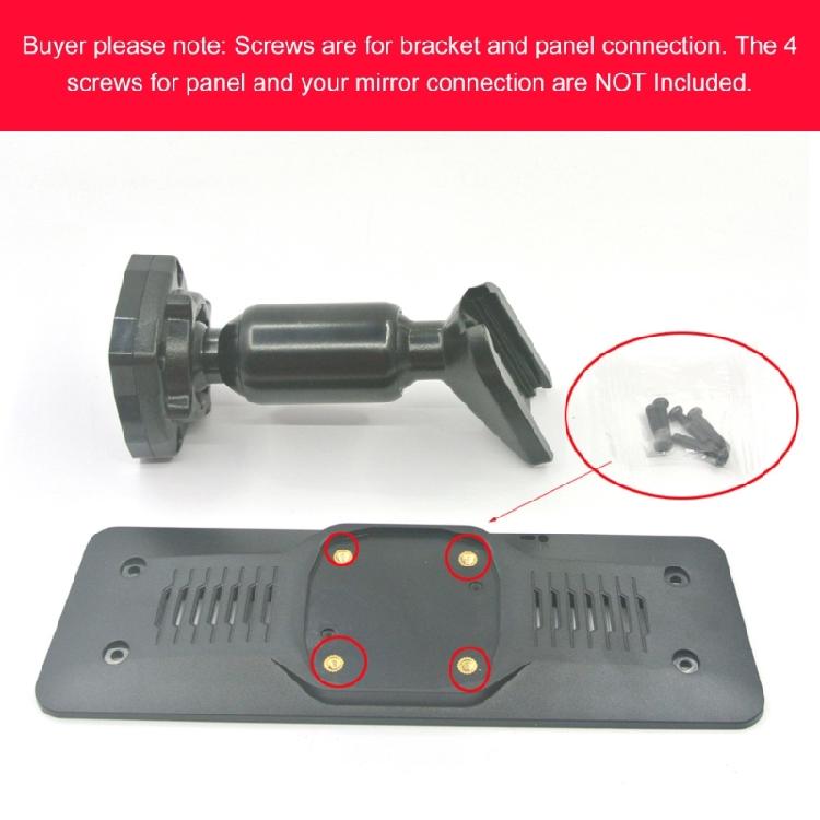 Rear View Mirror Adapter Aluminum & PC Not Loose Designs Universal Dashs Cams Mounting Bracket Suitable for Dashs Cams