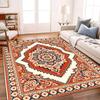 Light Luxury Retro Persian Area Rug Soft Non Slip Washable Floor Carpet for Living Room Bedroom Study Home Decor