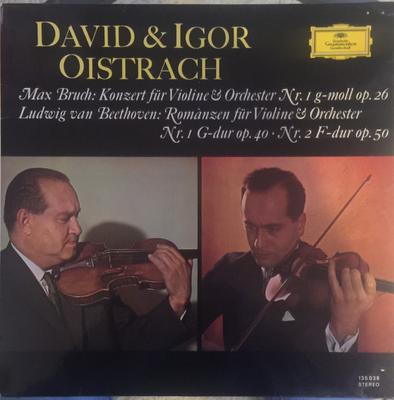 LP Record DAVID, IGOR OISTRACH - Max Bruch / Ludwig Van Beethoven, C 135039 Deutsche Grammo Germany Classical Used