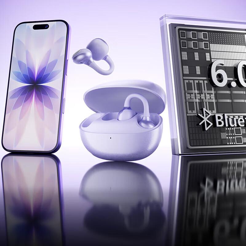 WOPOW OWS Open-Ear Clip-On Bluetooth Earphones