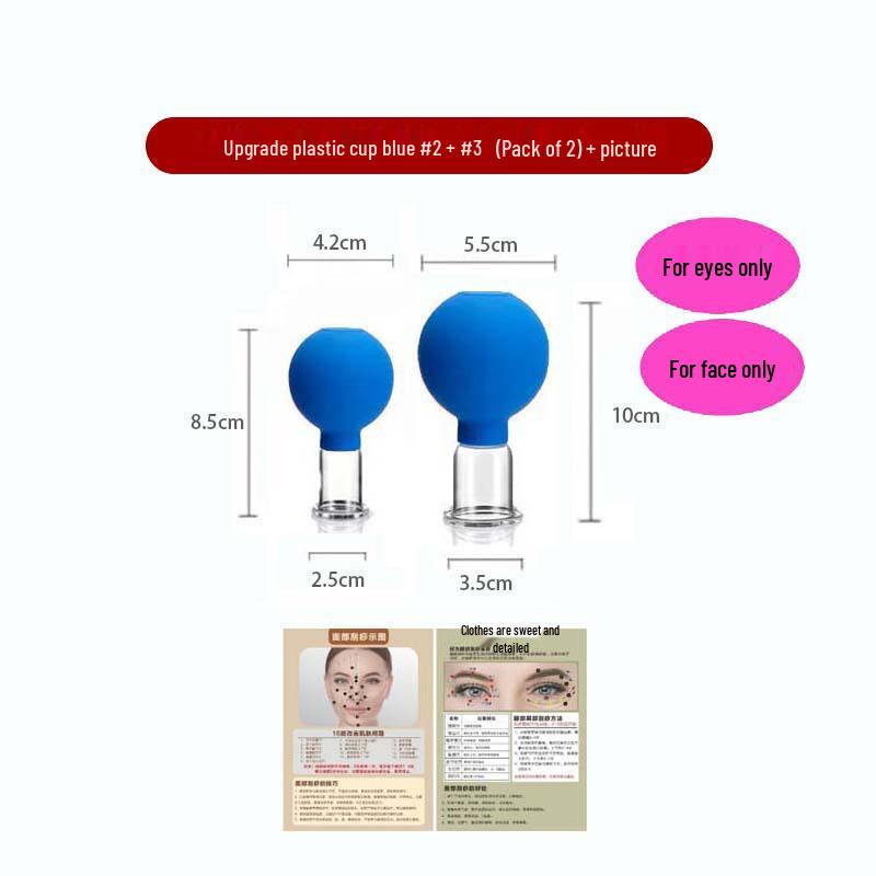 Enhanced Silicone Facial Cupping Set for Skin Lifting and Beauty