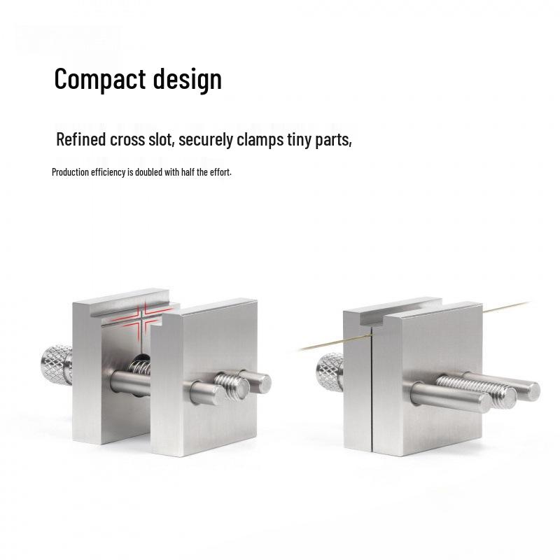 Stainless Steel Small Bench Vise for Model Painting and Gundam Modification