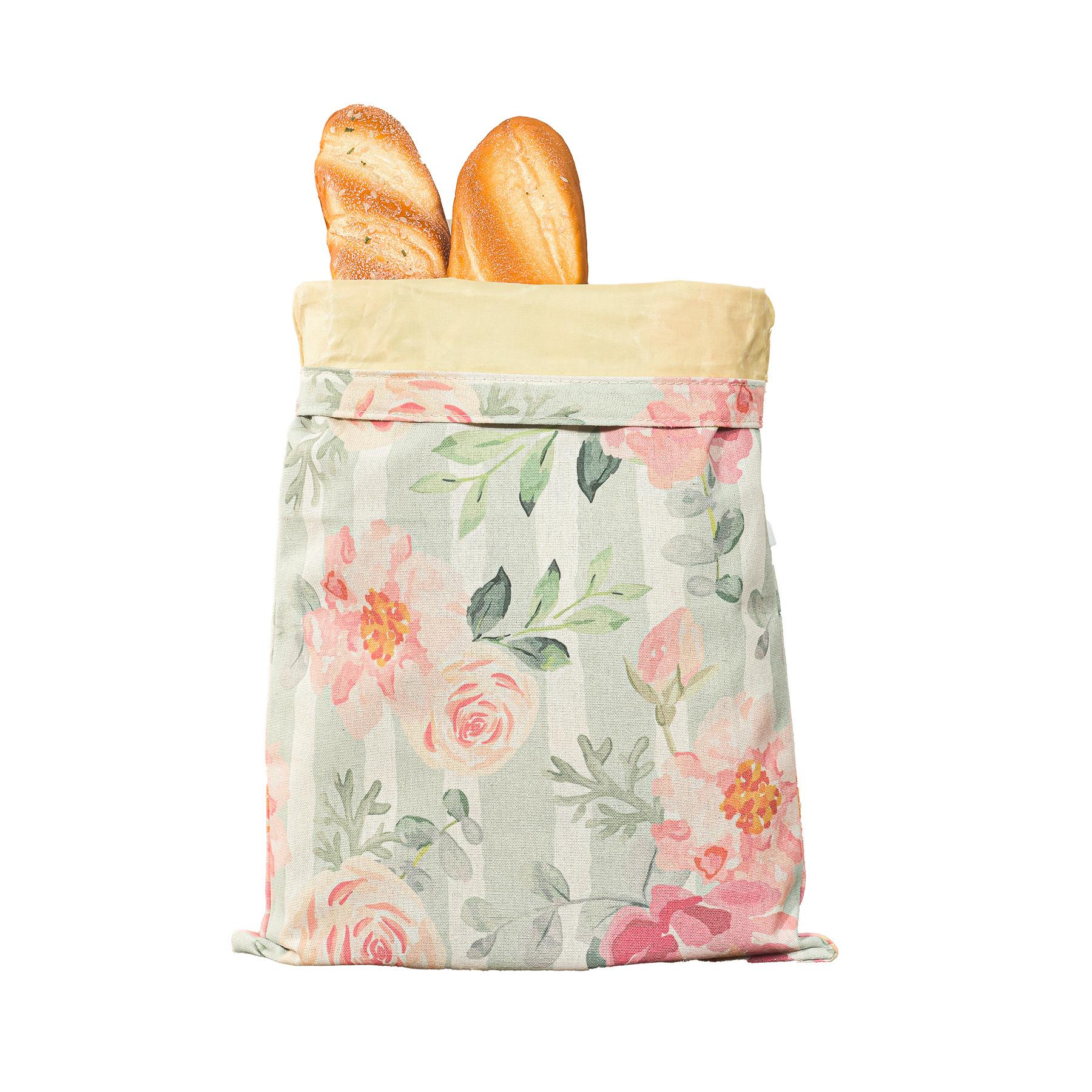 Beeswax bread bags, reusable, for homemade natural flaxseed bread - 1 bag Rose pink A