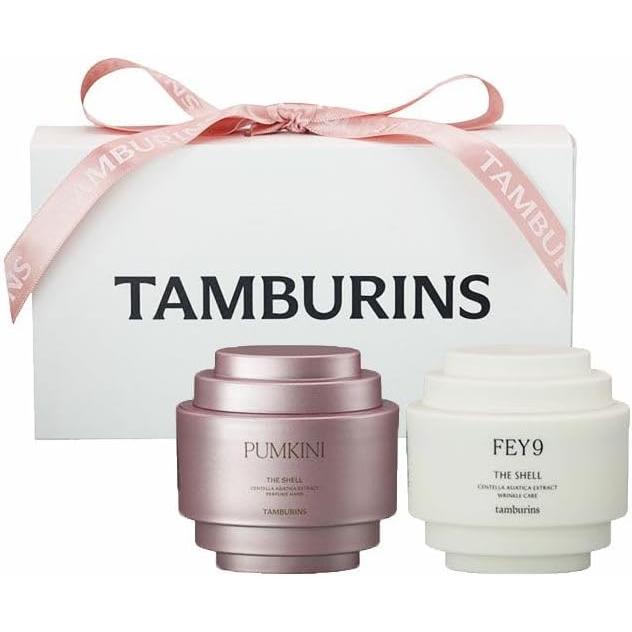TAMBURINS Набор из двух мини-кремов для рук  Shell Hand Mini Duo Set  (PUMKINI 15мл + FEY9 15мл) Крем для рук [Параллельный импорт]