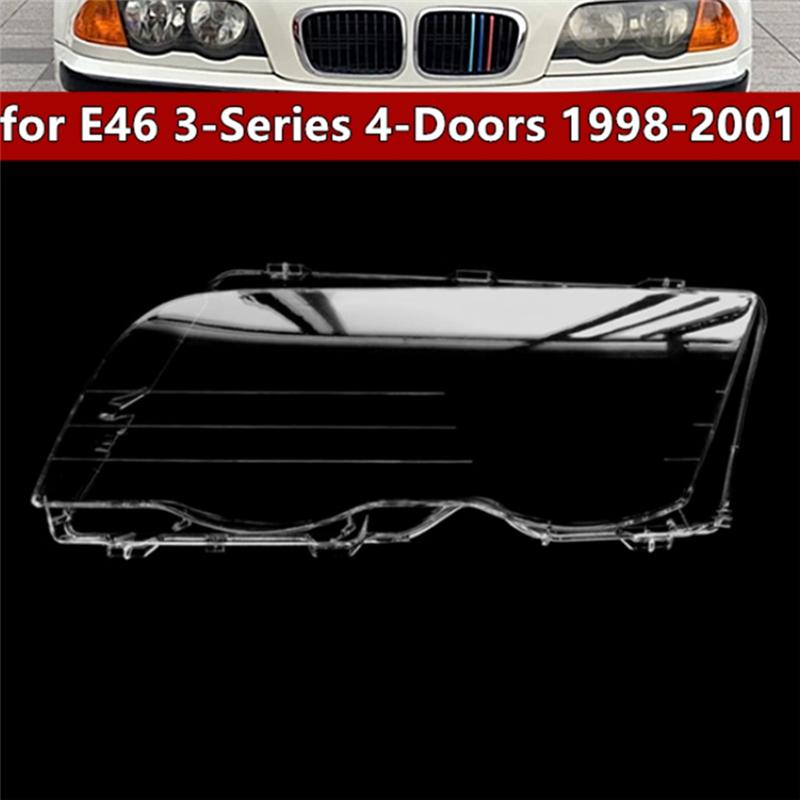 

Крышка передней фары автомобиля Плафоны Корпус фары Крышка линзы фары Для BMW 3 серии E46 4-дверный 1998-2001