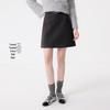 Women's A-Line Wool Blend Mini Skirt
