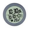 No Punching Suction Cup Clock Home Clock Waterproof Bathroom Washroom Clock Kitchen Clock LCD Digital Display Clock Temperature Detector