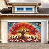 1 piece, reading on a tree, party banner, festive decorative polyester banner, wall room decoration tapestry