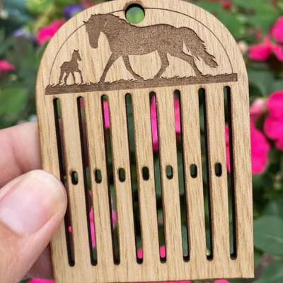 Yousheng Starrwebstuhl-Set mit festem Kamm, klein, aus Holz, Webwerkzeuge für Anfänger, Armbänder, Taschen, Gürtel, Kameragurte, Bandweb-Schiffchen-Set