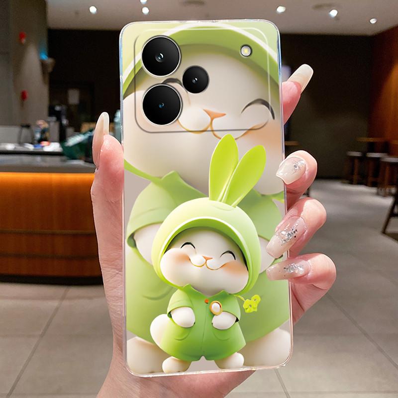 Phone Casing For Realme P4 Pro 5G Back Cover Luxury Dragon Cute Cool Boys Girls Flowers Patterns Transparent Soft Silicone Case