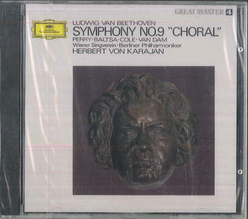 

CD HERBERT VON KARAJAN BERLINER PHILH Beethoven Symphony No.9 Choral GS1004 POLYDOR Japan Classical Used
