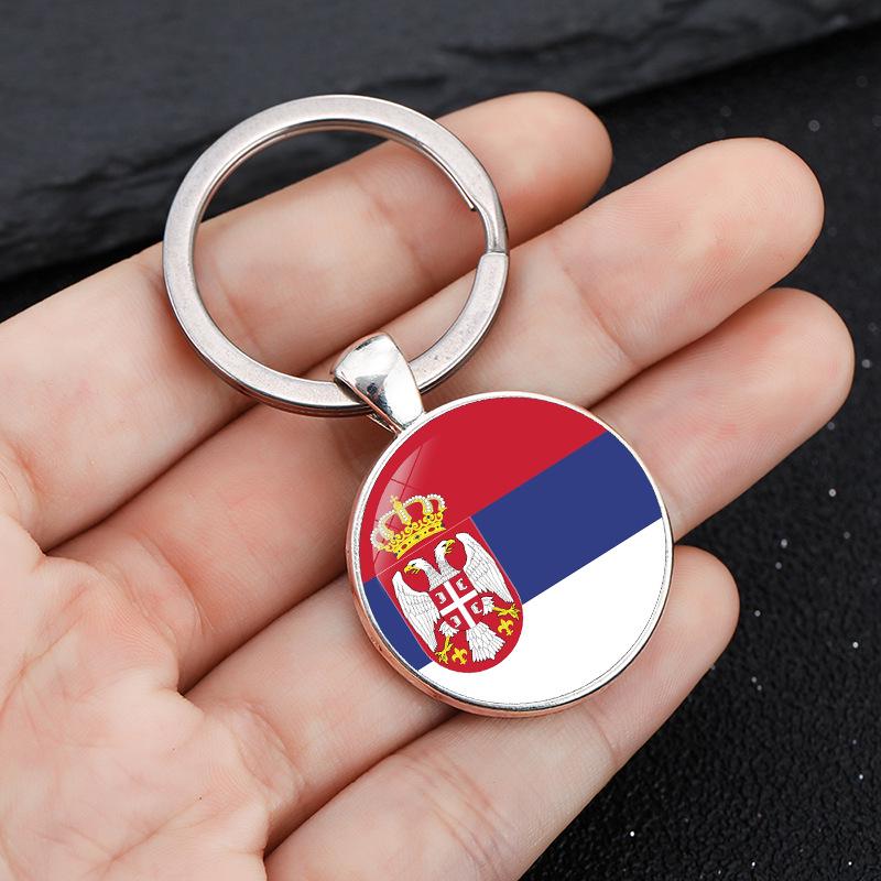 European Cup & World Cup National Flag Keychain Ornaments