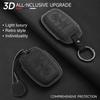 Suede Faux Leather Car Key Case Cover For Kia Key Fob Cover Protector Shell Fit For Kia Ceed Cerato Forte Niro Seltos Sorento