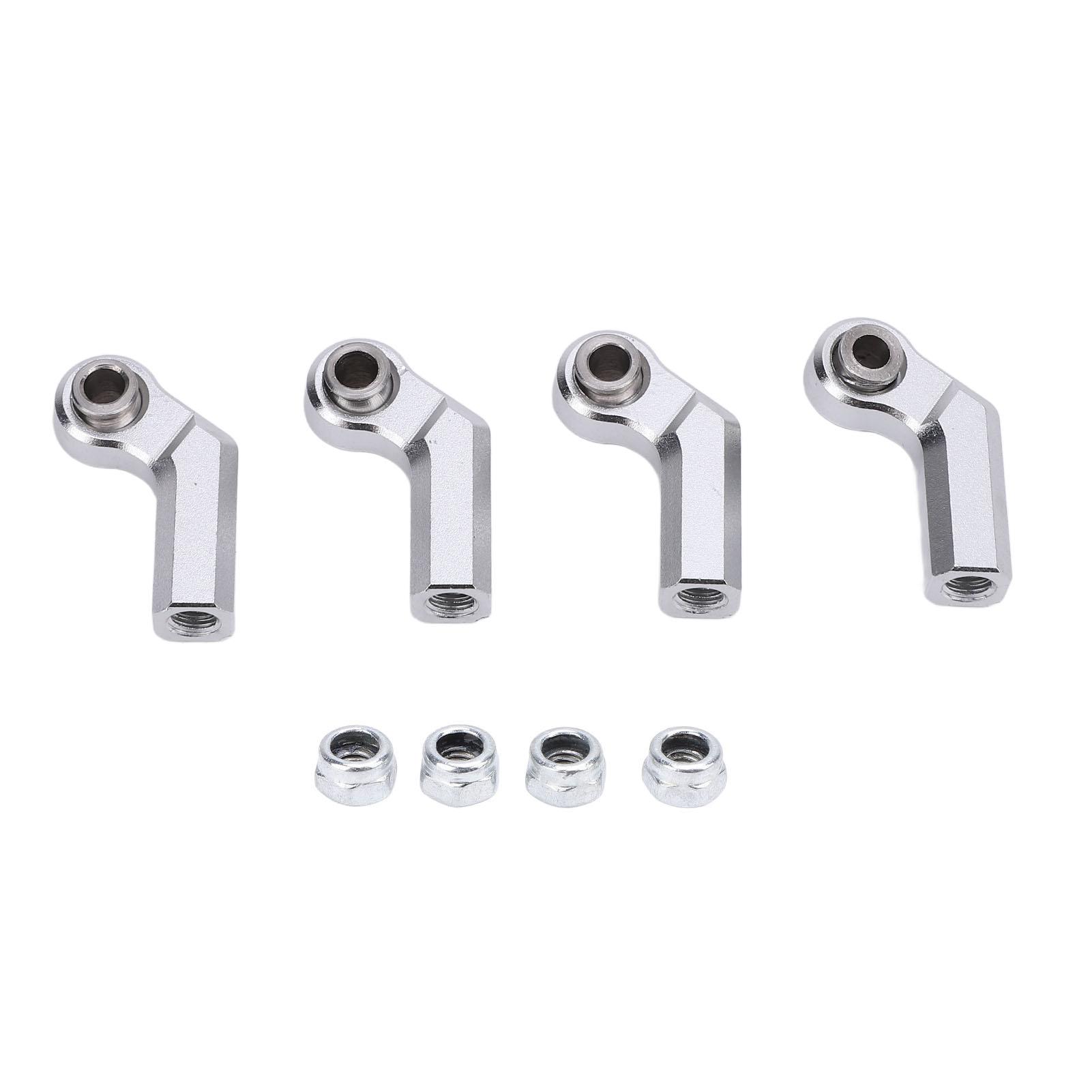 

4PCS Металевий кульовий шарнір зі сплаву 7,0 мм, діаметр різьби M4, висока точність, RC автомобільний кульовий шарнір Silver