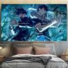 Jujutsu Kaisen Cartoon Backdrop Anime Character Kids Boys Birthday Party Decor Baby Shower Photo Background Props Supplies