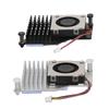 for Pi  Cooler Replacement Aluminium Alloy Temperature Controlled PWM Speed Control Cooling Fan for