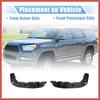 ACROPIX 1 Pair Front Bumper Mount Support Bracket for Toyota 4Runner 2014-2018 5211535153 5211635152 Left and Right Side Car Parts