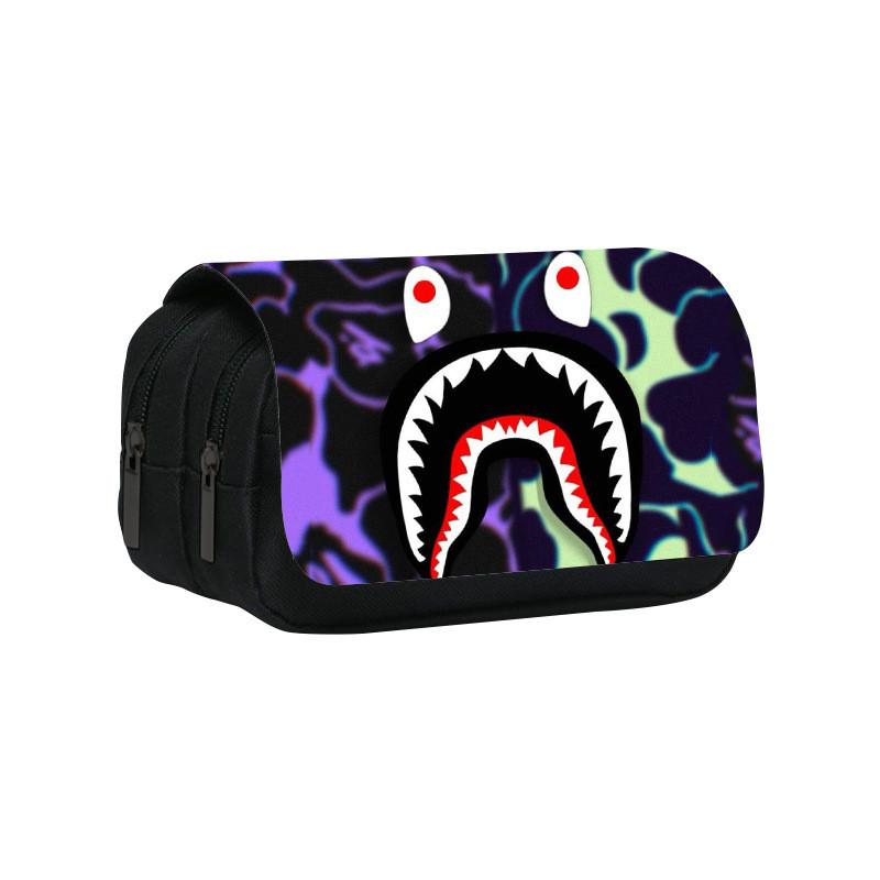 Sprayground Printed Student Single Double Lightweight Stationery Storage Bag For School And Home
