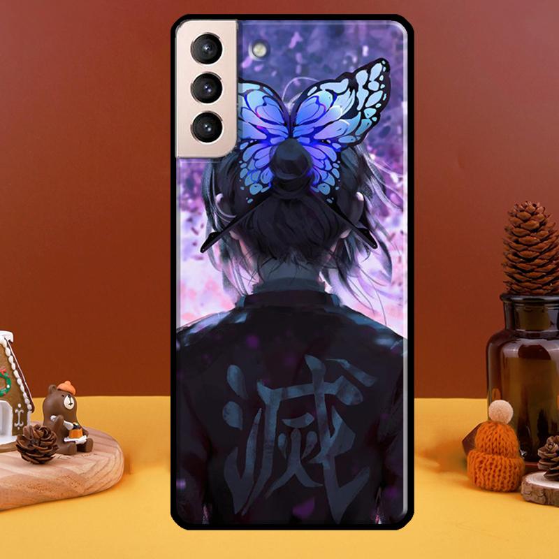 

Чехол для телефона Samsung Galaxy S21 S20 FE Note 20 S22 Ultra Note 10 S8 S9 S10 Plus с изображением аниме-убийцы демонов Канао Шинобу сама Galaxy S21 FE