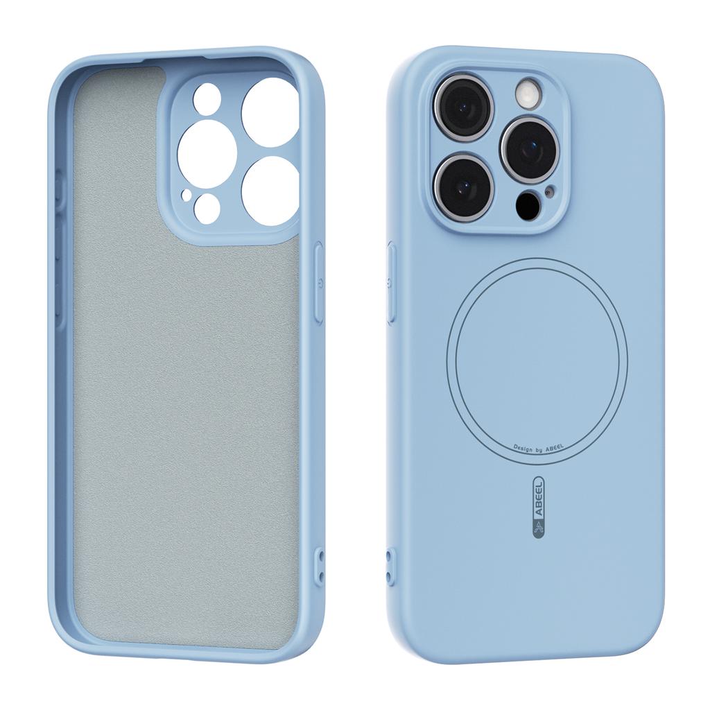 ABEEL For iPhone 14 Pro Case Compatible with MagSafe Skin Touch Liquid Silicone Phone Back Cover
