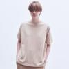 Moseu Pk Side Vent Round Tee_Beige