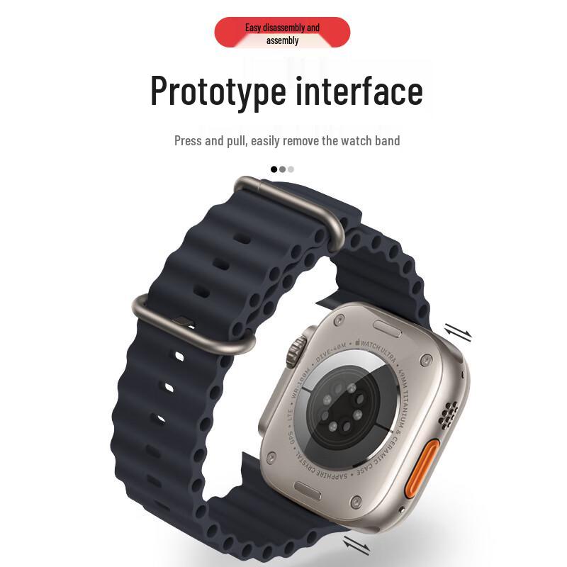 BHO Silicone Ocean Band for Apple Watch