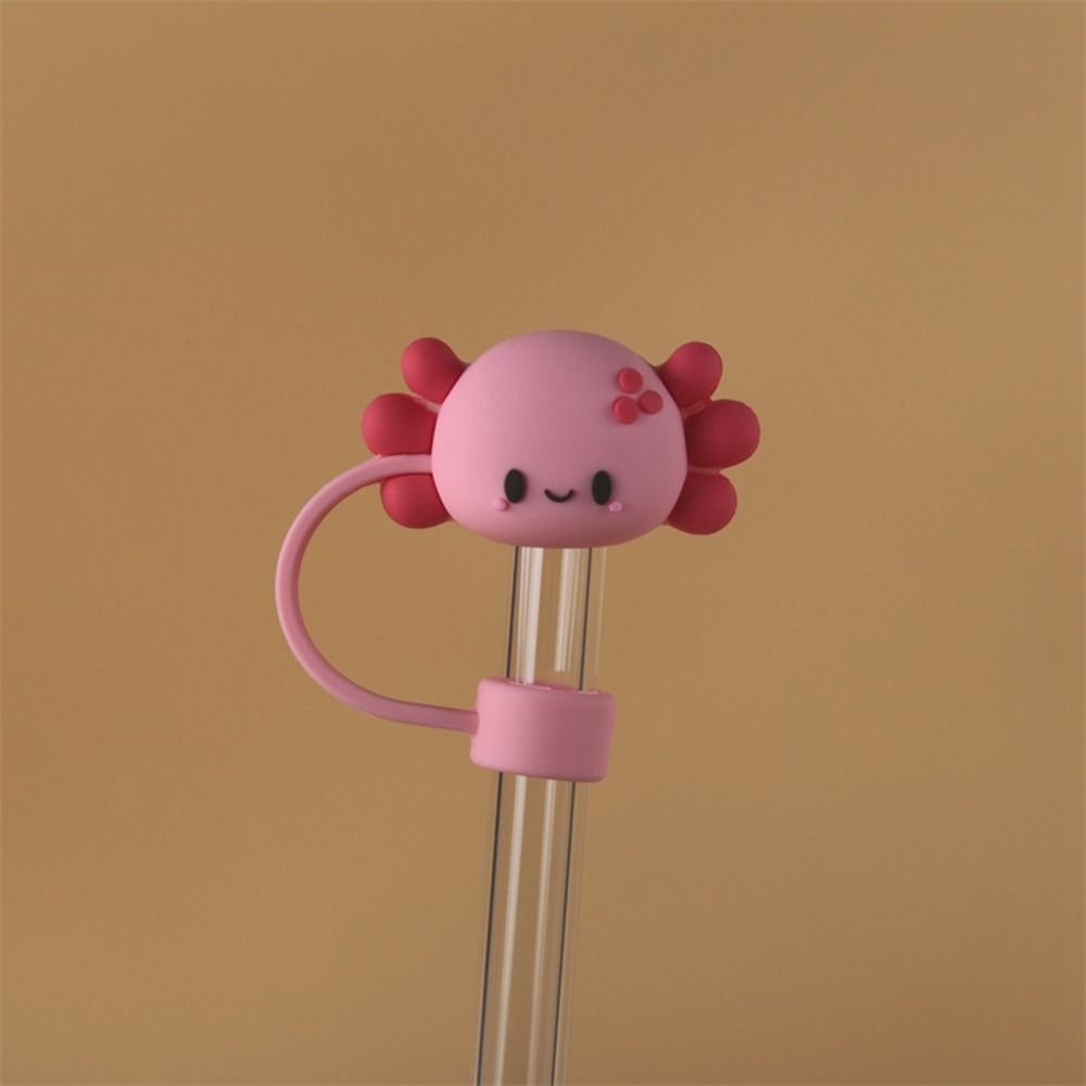 Reusable Drinking Dust Cap Dust-proof Straw Tips Cover New Silicone Straw Plug  Water Glass