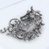 Elegant Horse Shape Brooch Set In Assorted Colors Sturdy Alloy Jewelry Metal Horse Pin for Women Men Gift