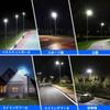 LED Solar Street Outdoor IP66 Solar 8500K Solar Powered Outdoor Dawn To Dawn Waterproof Spotlight with Motion Sensor and Remote Security Light for