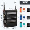 High-capacity Suitcase Organizer Travel Luggage Organizer Hanging Shelve Packing Cube Closet Collapsible Hanging Storage Bags