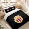 As Monaco Bedding Set, 1 Duvet Cover & 2 Pillowcases Soft Comfortable Bedroom Home Textile Decor