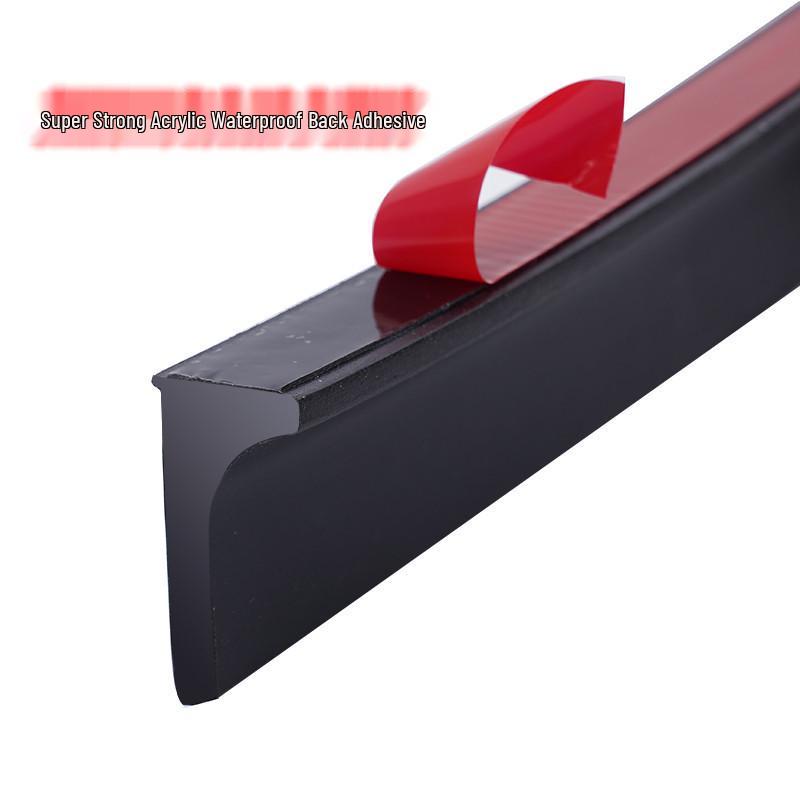 Tira Impermeable para Baño en Ángulo Recto - Barrera de Agua Autoadhesiva para Mampara de Ducha y Inodoro