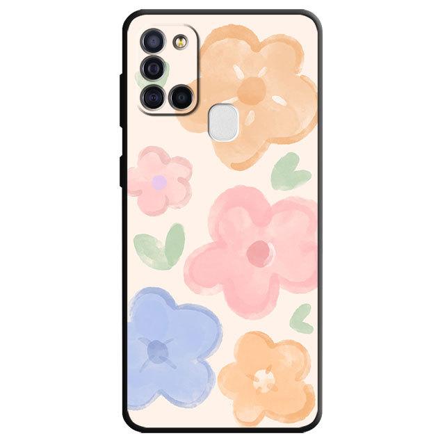 

Мягкий защитный чехол из ТПУ для Samsung Galaxy A02s A03s A04s A03 Core A04 A40 A10 A02 A01 A10s A70 A50 A20e, чехол с яркими цветами Samsung A10