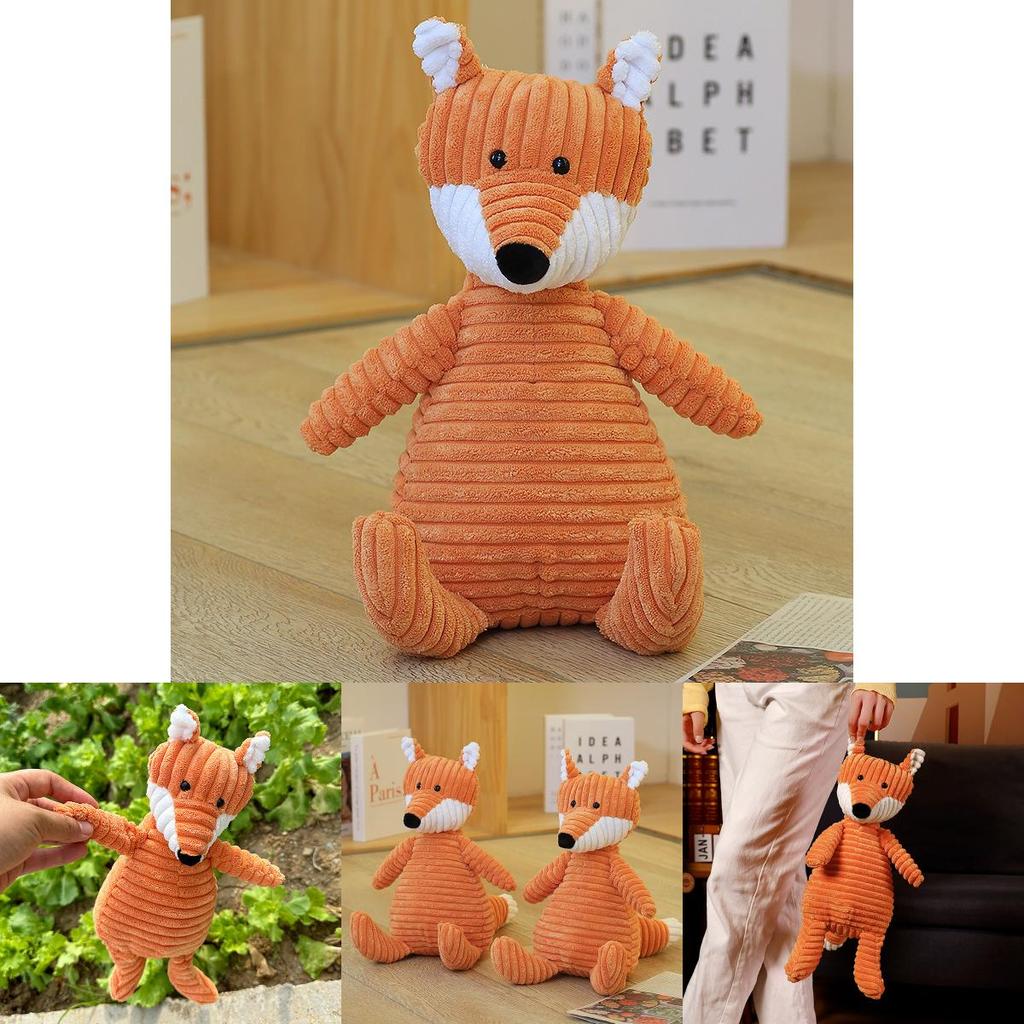 Cute Orange Fox Plush Toy For Girls Perfect Birthday Gift Soft And Huggable 15cm/33cm/42cm/65cm