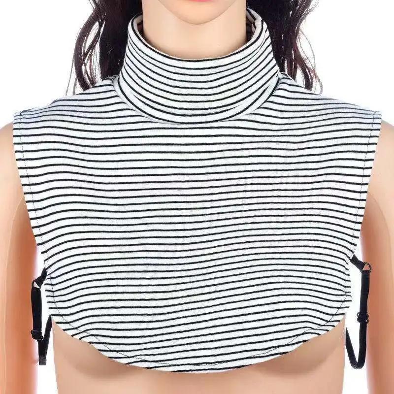 Fake Collar For Shirt Detachable Collars Solid Shirt Lapel Blouse Top Men Women Black White Girls Top Clothes QH132