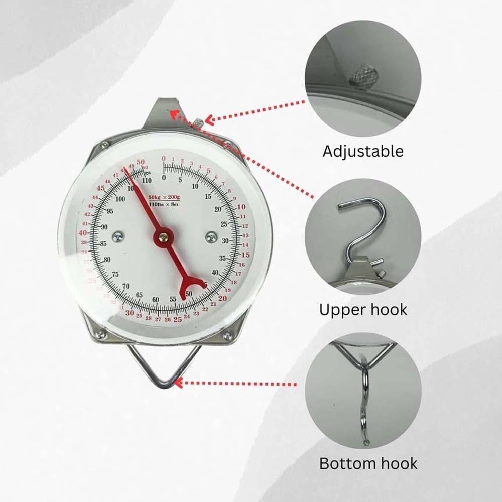 Mit Aufhängehaken Gepäckwaage Genaue Messung Wägegerät für Angeln