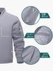 TACVASEN Winter Stadium Motorcycle Windproof Simple Solid with Light Size M Men's Jacket, Jacket, Workwear, Sportswear, Water-Repellent, Blouson,