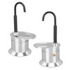 Single Tube Moka Pot 1 Cup 50ML Aluminum Alloy Spout Stovetop Italian Coffee Maker for Outdoor Parties Travel