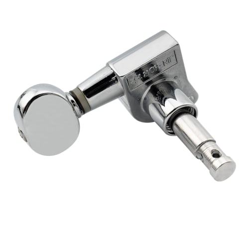 Wilkinson E-Z-LOK 6-teilige Mini Oval Button Mechaniken für Fender Strat/Telecaster E-Gitarren, Chrom