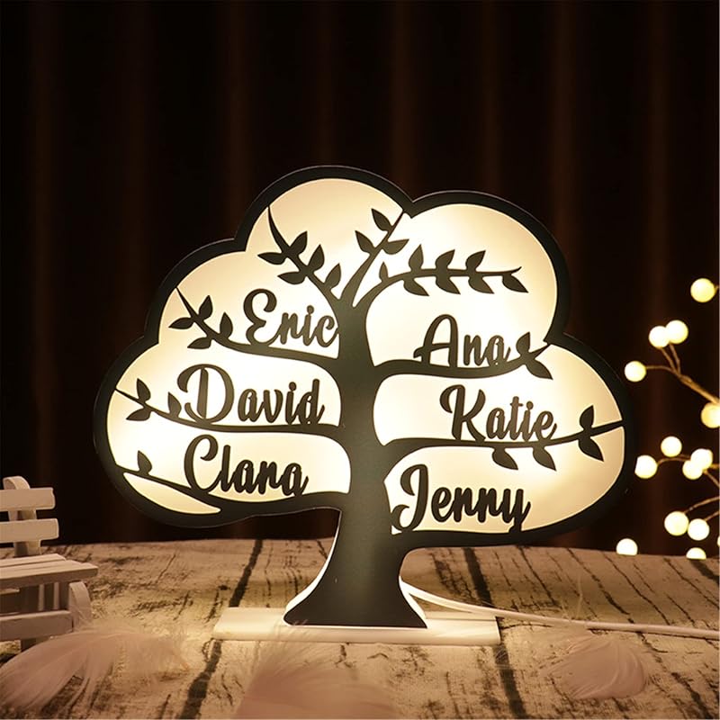 Personalized Lighthouse Photo Night Light Custom Family Picture Frame Light Acrylic Photo Lamp Gifts for Birthday Mom from Daughter Son(Style 11)