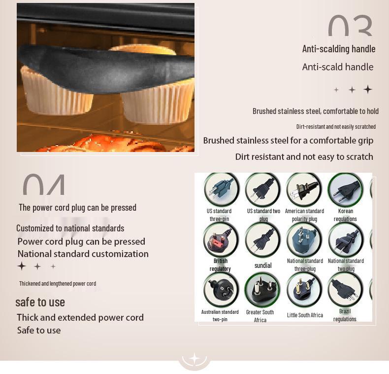 3-in-1 Breakfast Machine: Toaster, Sandwich Maker & Coffee Brewer - 110V