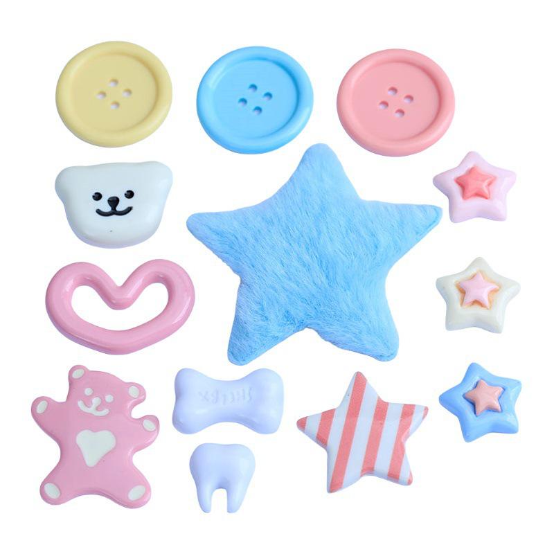 Xiaohongshu-Style Shoe and Hair Accessories: Hole Shoes Decorations, Hair Clips, Ties, Refrigerator Magnets