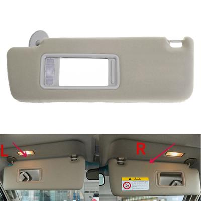 Sunvisor αυτοκινήτου για Land Cruiser Prado 2002-2010 Sunshield Replace 7432060850B1 Μπροστινή/Δεξιά Πλευρά Sunshield Sunshield Μαύρο/Μπεζ
