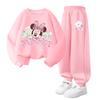 Disney Girl's Minnie Mouse Long-Sleeve Sweatshirt & Pants Set