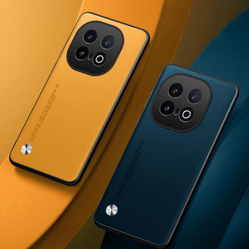 Luxury PU Leather Case For Vivo iQOO 13 Back Cover Matte Silicone Shockproof Full Protection Phone Case For iQOO13 5G Coque